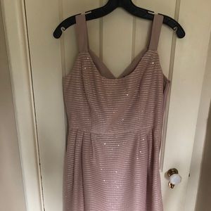 Pale pink Anthropologie cocktail dress